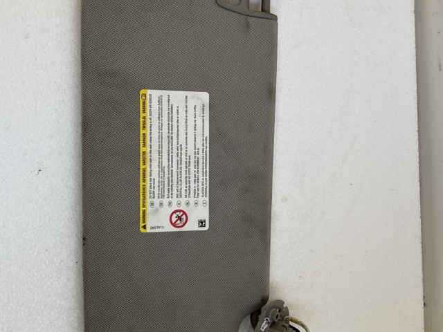 Opel Zafira C 2011 Napellenző Használt szürke tükrös világítással bal