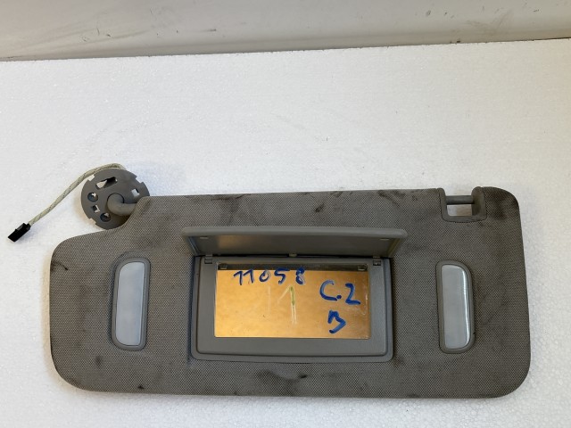 Opel Zafira C 2011 Napellenző Használt szürke tükrös világítással bal