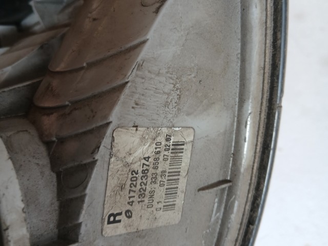 12108 Opel H astra 2004-2014 Lámpa  Használt  Jobb hátsó kombi