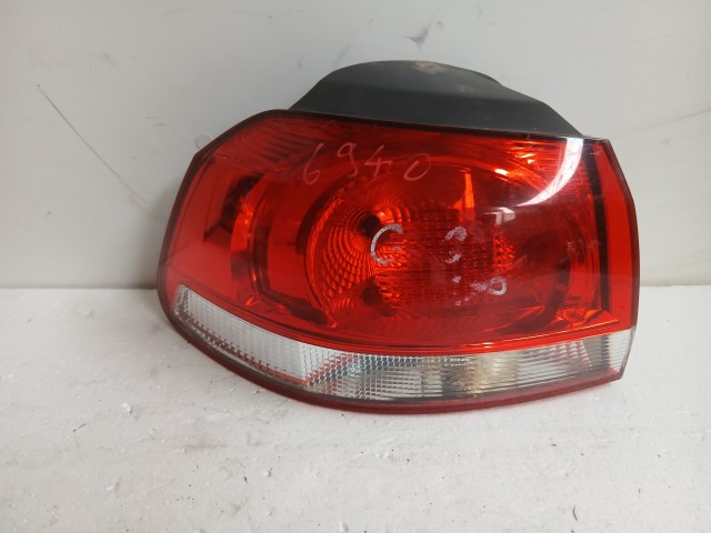 6940 Volkswagen Golf 2009-2012 Lámpa , Fényszóró Használt Bal hátsó