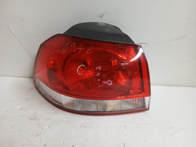 6940 Volkswagen Golf 2009-2012 Lámpa , Fényszóró Használt Bal hátsó