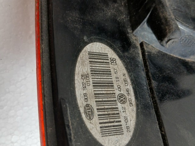 6940 Volkswagen Golf 2009-2012 Lámpa , Fényszóró Használt Bal hátsó