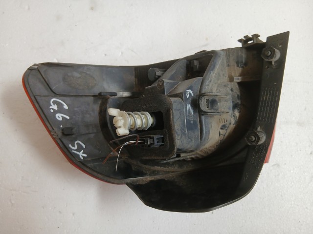 6941 Volkswagen Golf 6 2008-2013 Lámpa , Fényszóró Használt Bal hátsó